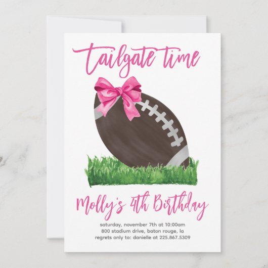 Heure du chargement Anniversaire Invitation (Devant)