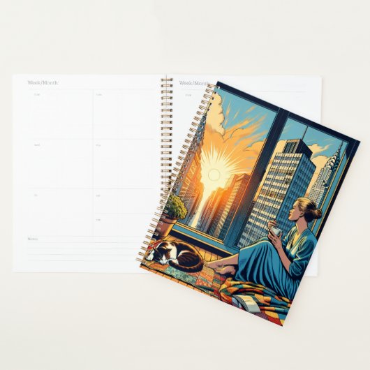 Heure du matin dans la ville | Une femme qui réflé (Devant avec enveloppe)