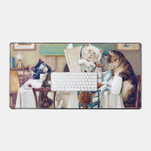 Heure du petit-déjeuner de chat, Louis Wain (Clavier et souris)