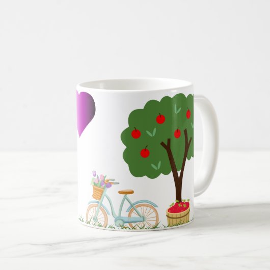 Heure du printemps Mug (Devant droit)
