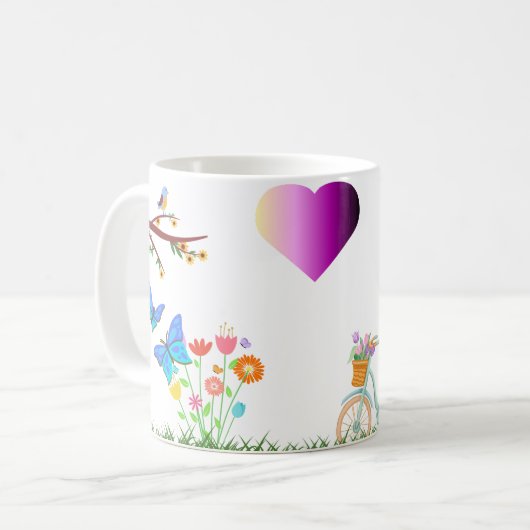 Heure du printemps Mug (Devant gauche)
