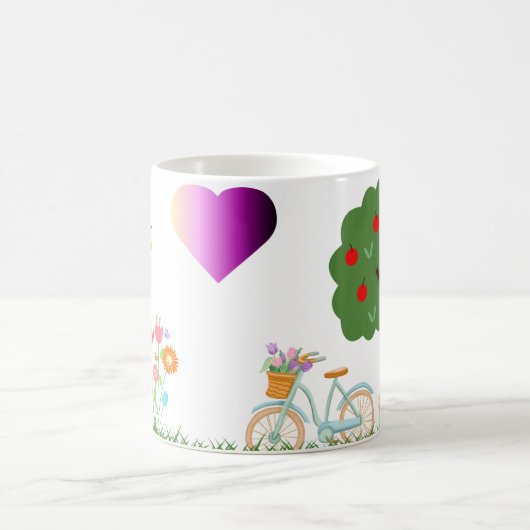 Heure du printemps Mug (Centre)