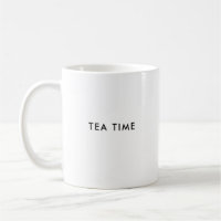 Heure du thé | Mug de café personnalisé amusant