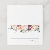 Heure du thé Nom Cartes de place (Extérieur déplié)