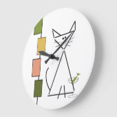 Heure D'Une Horloge En Queue De Chat (Angle)