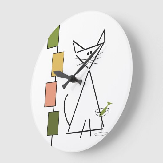 Heure D'Une Horloge En Queue De Chat (Angle)