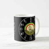 Heure éthiopienne dire Black Clock Mug (Devant droit)