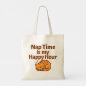 Heure Heureuse de la Sieste – Sac Fourre-Tout Chat (Dos)