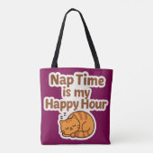 Heure Heureuse de Sieste – Sac Fourre-Tout Chat Co (Dos)