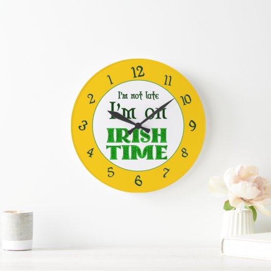 Heure irlandaise - Nombre inverse Horloge (Maison)