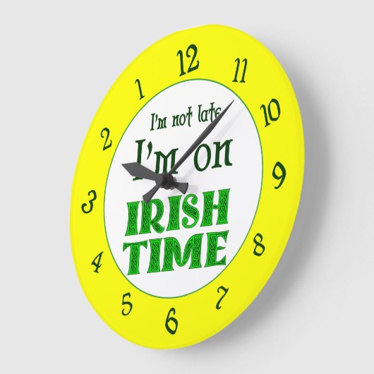 Heure irlandaise - Nombre inverse Horloge (Angle)