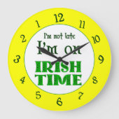 Heure irlandaise - Nombre inverse Horloge (Recto)