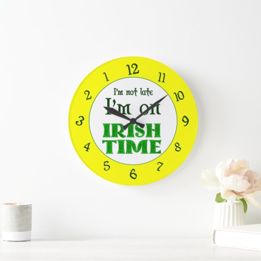 Heure irlandaise - Nombre inverse Horloge (Maison)