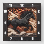 Heure Ocean Gallop : Horloge équine (Recto)