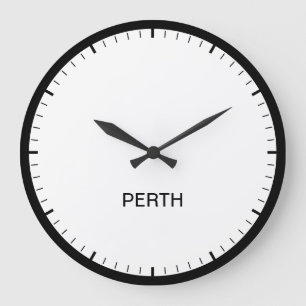 Heure Perth Australie Horloge Style de salle de pr