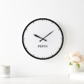 Heure Perth Australie Horloge Style de salle de pr (Maison)