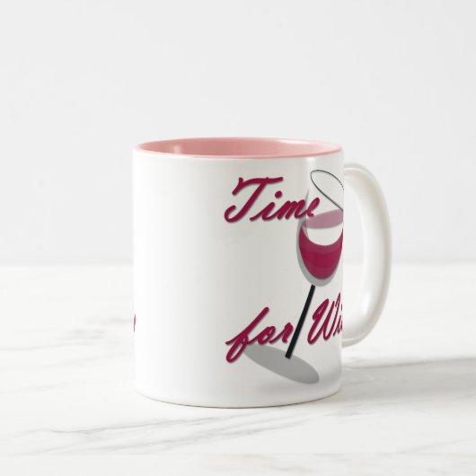 Heure pour la tasse de vin (Devant droit)