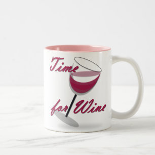 Heure pour la tasse de vin
