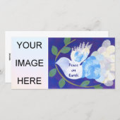 Heure pour le carte photo de paix (Devant / Derrière)