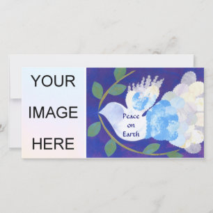 Heure pour le carte photo de paix