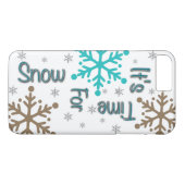 Heure Pour Le coque iphone De Neige (Dos (Horizontal))