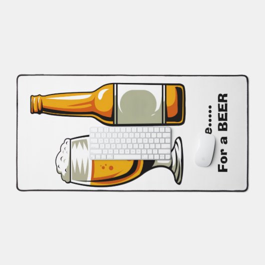 Heure pour un Deskmat de bière (Clavier et souris)