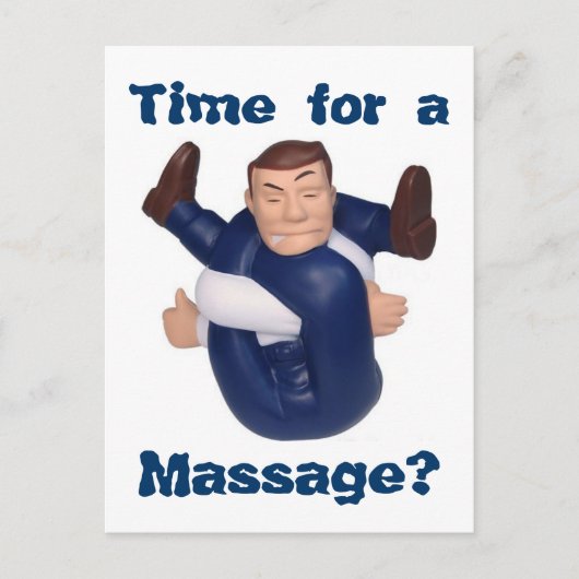 Heure pour un massage? carte postale I (Devant)
