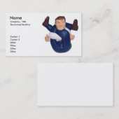 Heure pour un modèle de carte de visite de massage (Devant / Derrière)