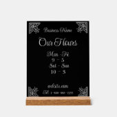 Heures d'affaires élégantes (Recto)