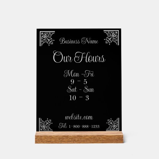 Heures d'affaires élégantes (Recto)