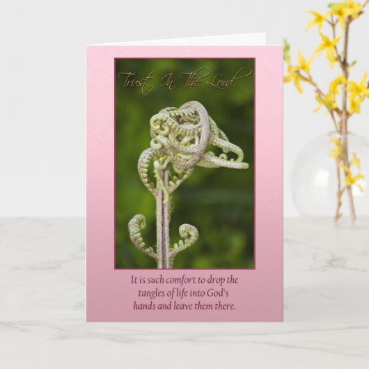 Heures difficiles Carte de voeux (Fleur jaune)