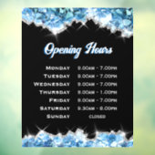 Heures d'ouverture Autocollant pour fenêtre Crista (Feuille 3)