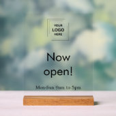 Heures d'ouverture du magasin maintenant | Logo d' (Neutre)