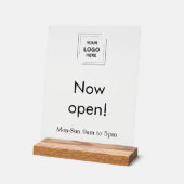 Heures d'ouverture du magasin maintenant | Logo d' (Angle)