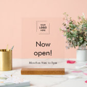 Heures d'ouverture du magasin maintenant | Logo d' (Mariage)
