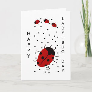 HEUREUSE CARTE DE JOUR DE DAY-BUG