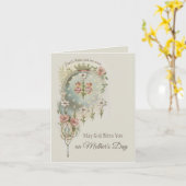 HEUREUSE CARTE RELIGIEUSE MARIE DE LA JOURNÉE DE L (Fleur jaune)