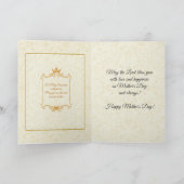 HEUREUSE CARTE RELIGIEUSE MARIE DE LA JOURNÉE DE L (Intérieur)