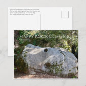 HEUREUSE ESCALADE ROCK ! Carte postale (Devant / Derrière)