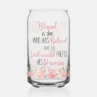 Heureuse Est-Elle Pink Bible Verse