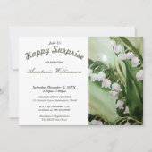 HEUREUSE INVITATION DE LA FÊTE SURPRISE (Devant)