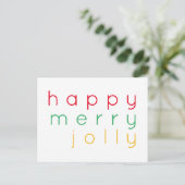 HEUREUSE MERRY JOLLY Carte postale (Debout devant)