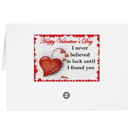 Heureuse Sainte-Valentin (Dos Horizontal)