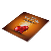 Heureuse Sainte-Valentin 4 carreaux (Côté)