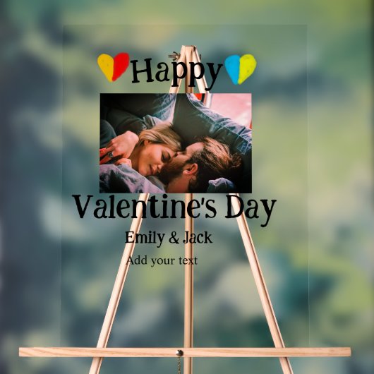 Heureuse Sainte-Valentin ajouter nom de couple pho (Neutre)
