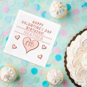 Heureuse Sainte-Valentin Anniversaire Coeurs Nom A