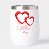 Heureuse Sainte-Valentin avec deux coeurs-23540 (Arrière)