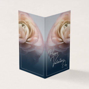 Heureuse Sainte-Valentin avec grande rose