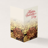 Heureuse Sainte-Valentin avec Rosenbouquet jaune (Outside)