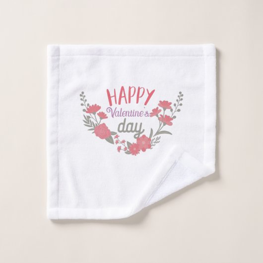 Heureuse Sainte-Valentin cadeau Couple (Gant de toilette)